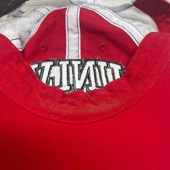 UNLV Runnin' Rebels Snapback Hat Red White Collegiate Headwear Trucker Hey Reb - Picture 5 of 13